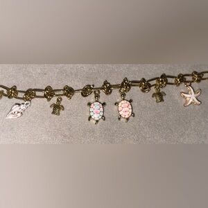 Sea family charm bracelet